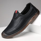 Mocasines de uso diario con costuras auténticas para hombre